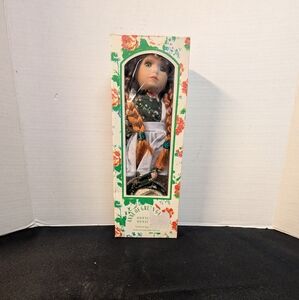 New In Box Anne of Green Gables Romero Hand Painted Porcelain Doll